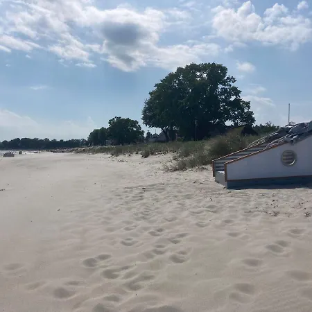 Schlafstrandkorb Nr. 3 Luxusní stan Sierksdorf