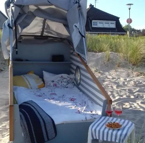 Schlafstrandkorb Nr. 3 Luxusní stan *